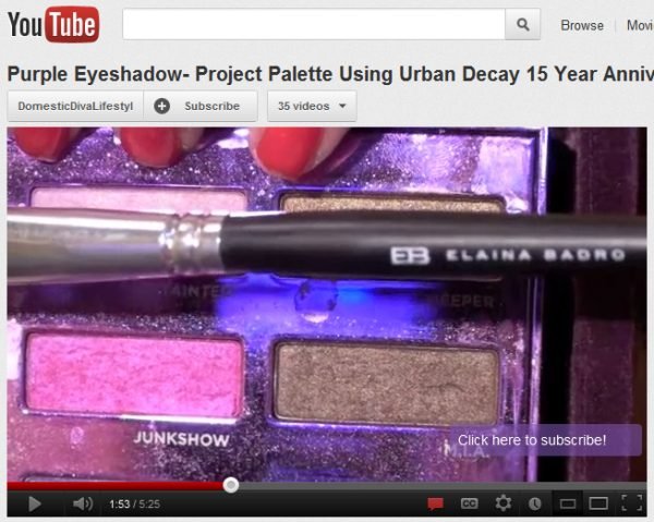 Chenine Lozano of Domestic Diva Lifestyle reviews Elaina Badro Brushes!! - Elaina Badro