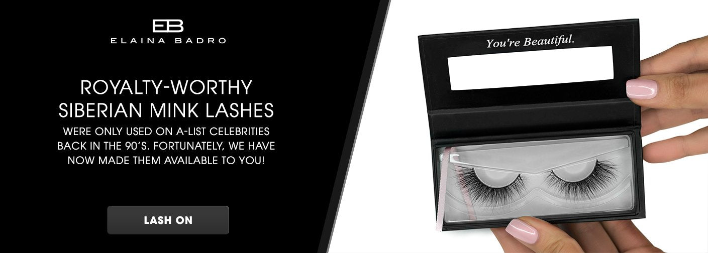 Elaina Badro mink lashes
