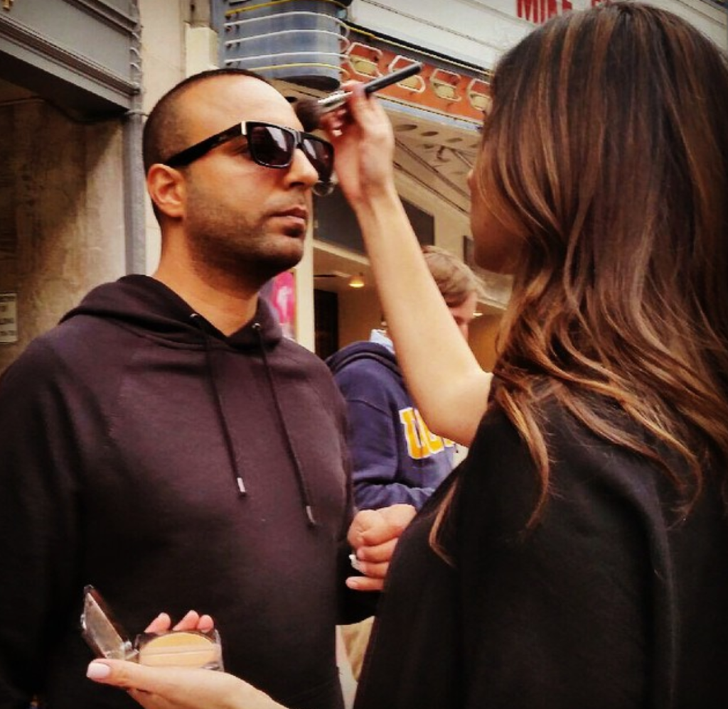 Celebrity Makeup Artist Elaina Badro at Work